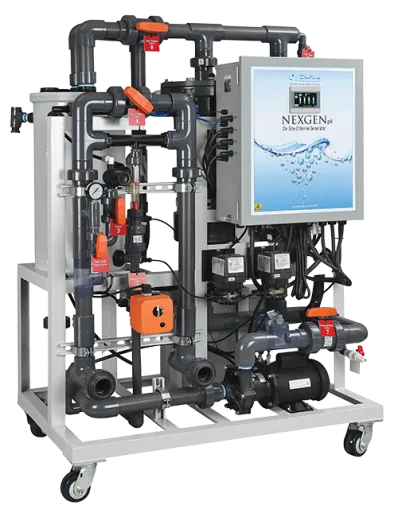 ChlorKing NEXGEN skid-mounted on-site chlorine generator