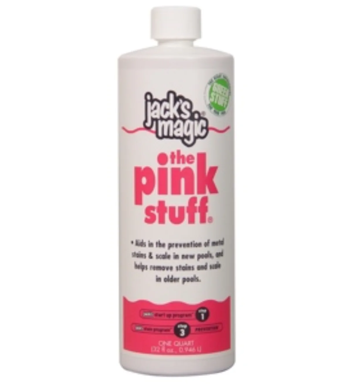 Jack's Magic The Pink Stuff quart bottle