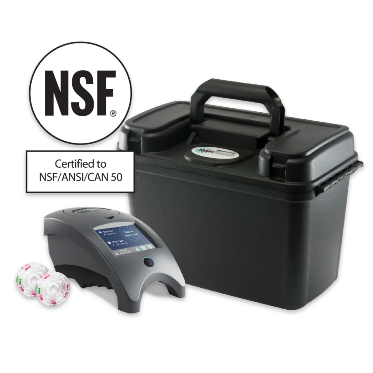 LaMotte Commercial WaterLink Spin Touch photometer with SpinDisk